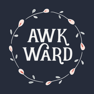 Awkward Floral Circle T-Shirt