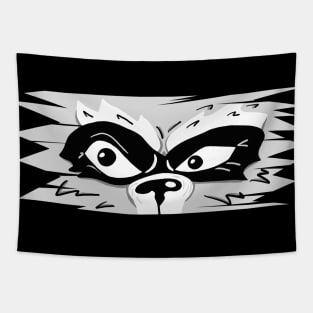 Raccoon Eyes Tapestry