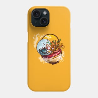 WAVE RAMEN HOT BOWL Phone Case