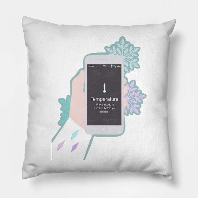 Elsa Phone Pillow by missannagray