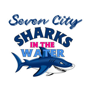 Chesapeake Blue Sharks In The Water T-Shirt