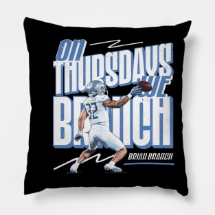 Brian Branch Detroit On Thursdays We Branch Pillow