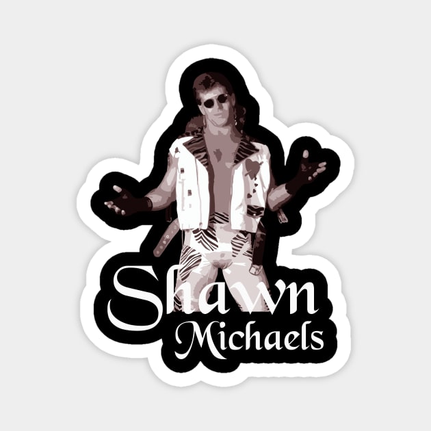 WRESTLEMANIA // SHAWN MICHAELS Magnet by gerradliquid