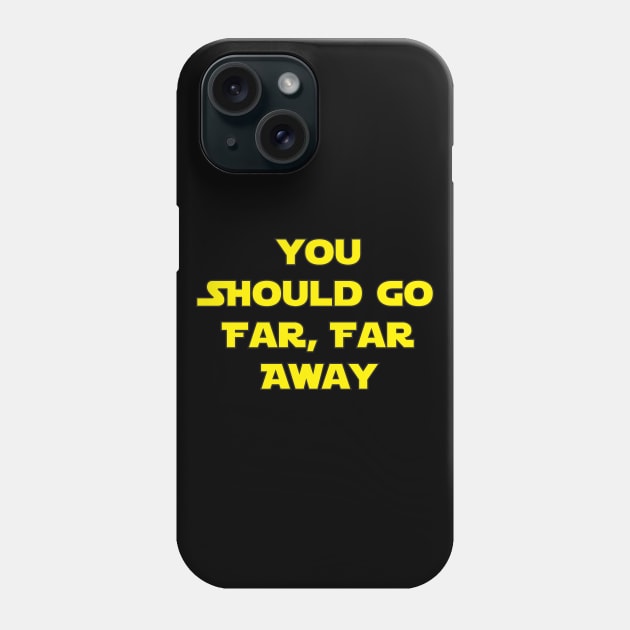 Go Far, Far Away Phone Case by Brightfeather