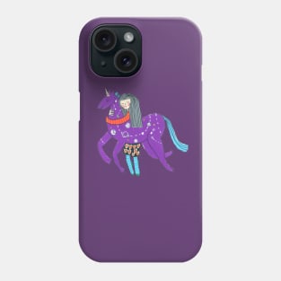 Purple Unicorn Phone Case