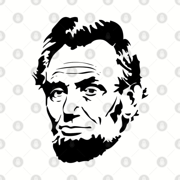 Abe Lincoln Graffiti Stencil by Pop Fan Shop