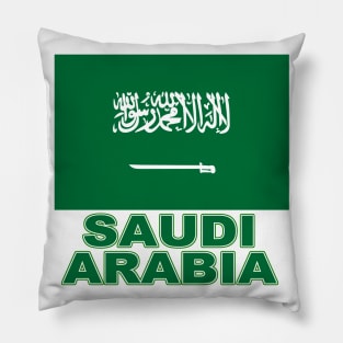 The Pride of Saudi Arabia - Saudi Flag Design Pillow