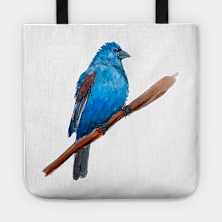 Blue Grosbeak Bird Tote