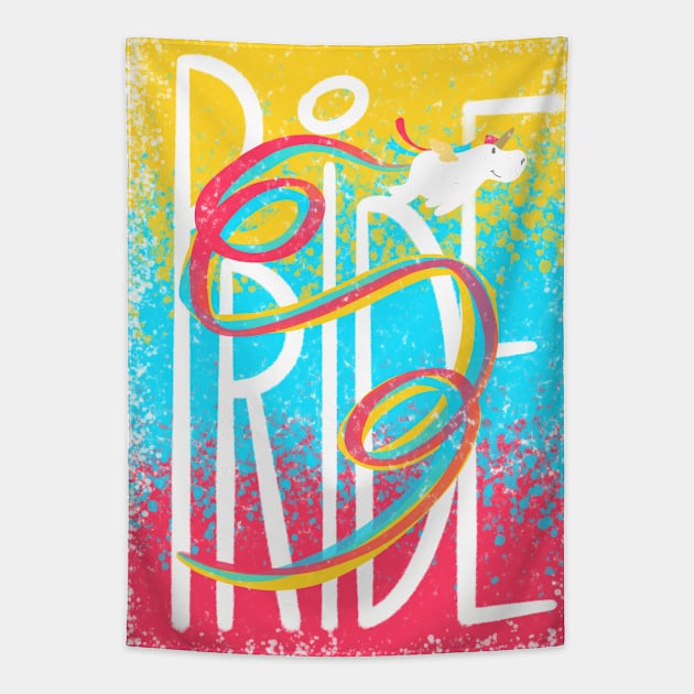 Flying High with PRIDE Tapestry by joshbaldwin391