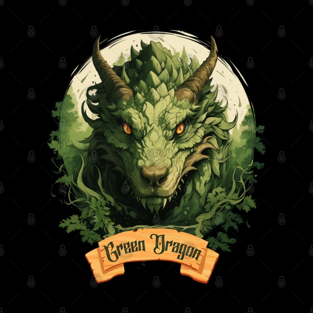 Green Dragon by FehuMarcinArt