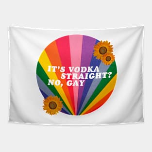 STRAIGHT? NOT GAY Tapestry