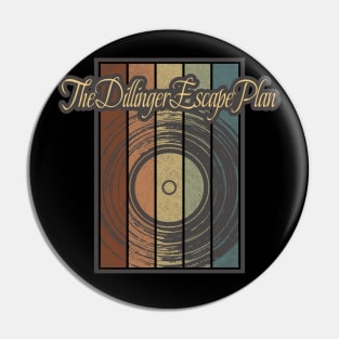 The Dillinger Escape Plan Vynil Silhouette Pin