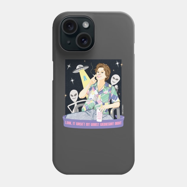 Kate McKinnon SNL Alien Abduction Phone Case by Kittenpants Studios