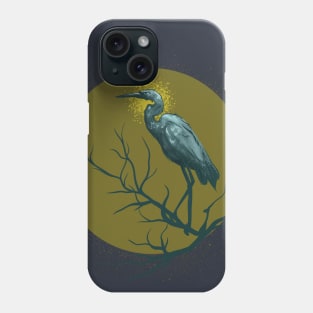 Crane Against the Sun Phone Case