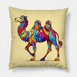 Colorful camel Pillow