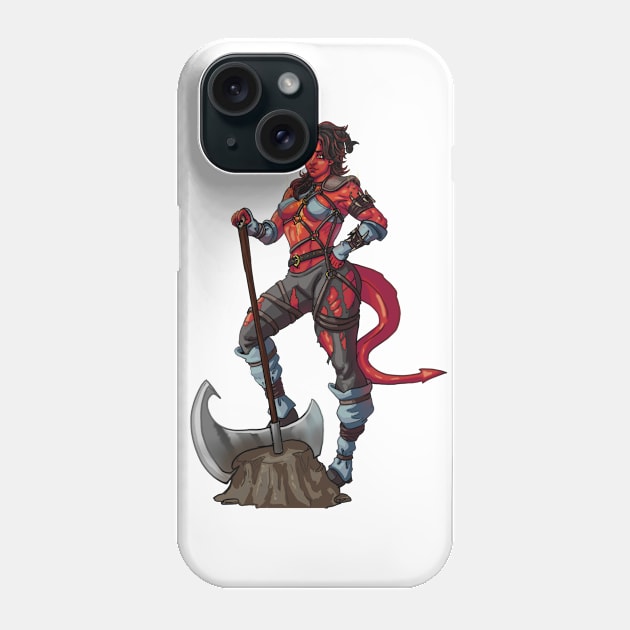 Karlach - Baldurs Gate 3 Phone Case by An_dre 2B