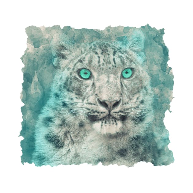 Beautiful Snow Leopard by WildArts