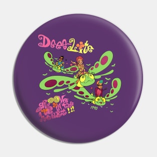 Deeelite groove in the heart collector from the 90s Pin