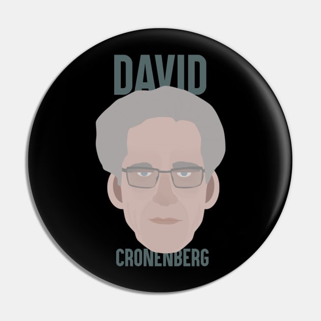 David Cronenberg Head Pin by JorisLAQ