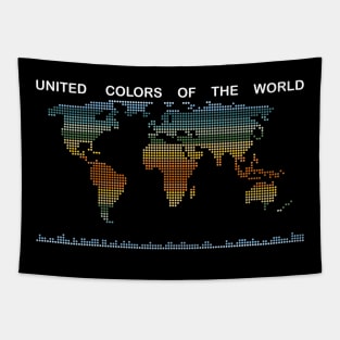 World map - United colors of the world Tapestry