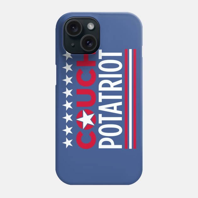 Couch Potatriot Phone Case by DavesTees