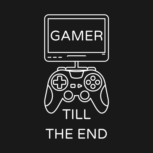 Gamer Till The End by Lasso Print