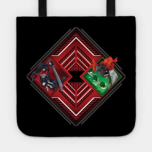 Madness combat Hank and tricky art Tote