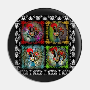 Galo de Barcelos, Portuguese folk art Pin