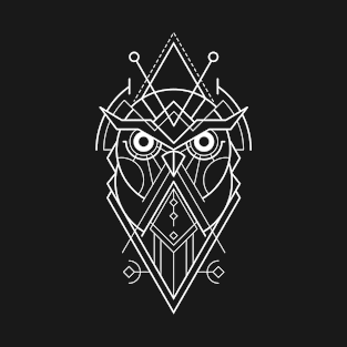 Owl Sacred Geometry T-Shirt