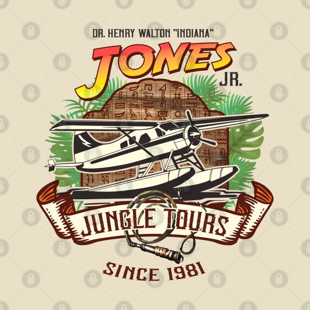 Dr. Jones Jungle Tours by Alema Art