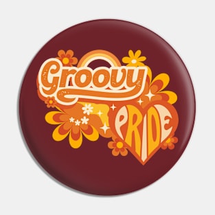 Groovy Pride Pin