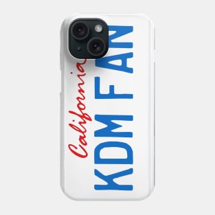 California KDM Fan Phone Case