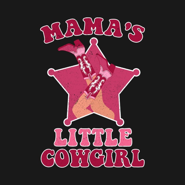 Mama's Little Cowgirl Young Country Fashion Gift For Girl Women by ttao4164