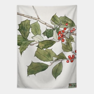 Holly by Hannah Borger Overbeck Tapestry