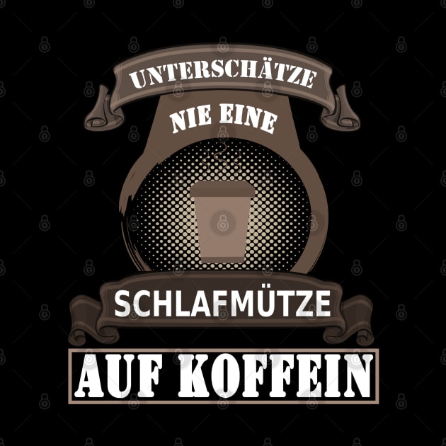 Schlafmütze Kaffee Lustig Geschenk Spruch Montag by FindYourFavouriteDesign