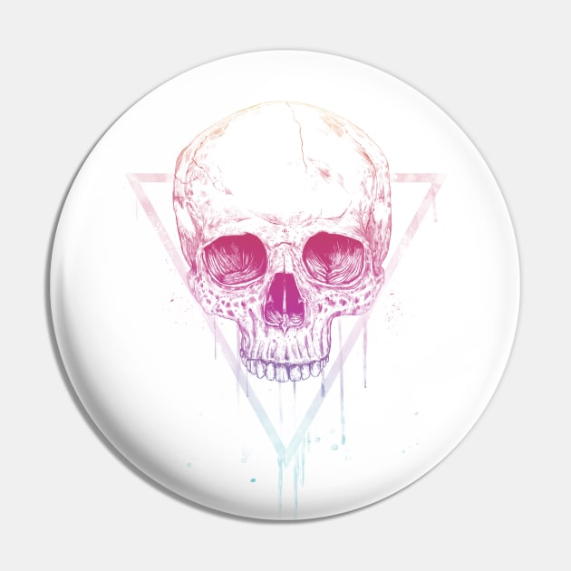 Skull in triangle Pin by soltib