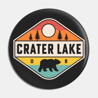 Crater Lake National Park Oregon Camping Hiking Pin