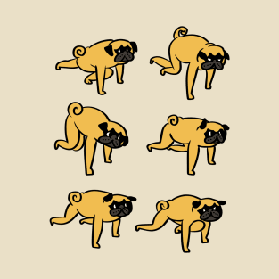 Mountain Climber Pug T-Shirt