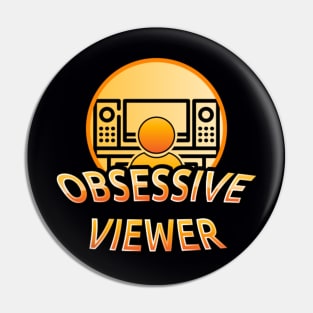 Obsessive Viewer - Logo Pin