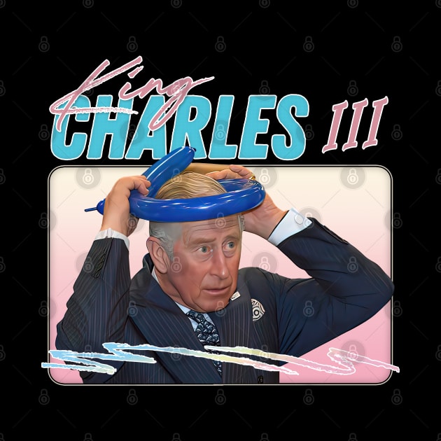 King Charles 3rd - Retro Aesthetic Fan Design by DankFutura