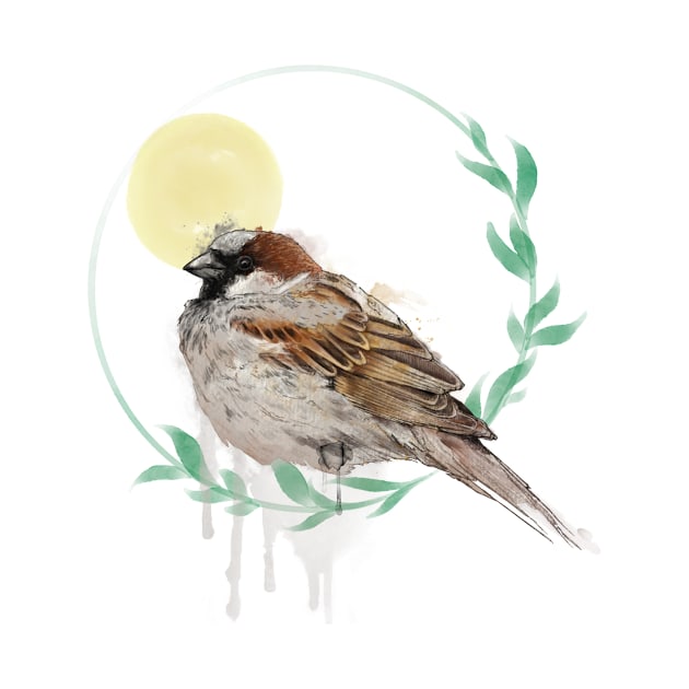 House Sparrow by MoanaMatron