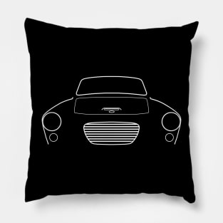 Gilbern GT 1960s classic car white outline Pillow