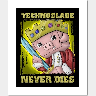 Technoblade Never dies Poster for Sale by d3p5j8l16