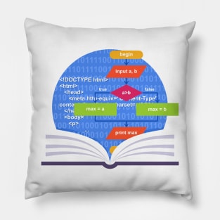 Coding Emblem Pillow