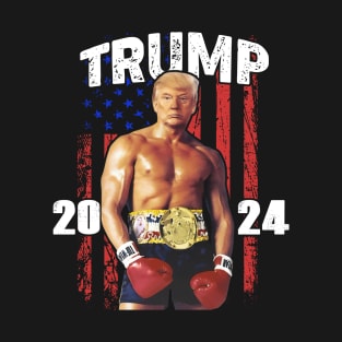 Muscle Trump President 2024 T-Shirt