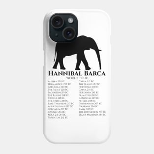 Hannibal Barca World Tour - Roman History Second Punic War Phone Case