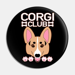 Corgi Club - Tri Color Variant Pin