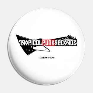 Tropical Punk Records Guitar Logo Pin