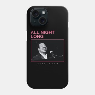 all night long - vintage minimalism Phone Case