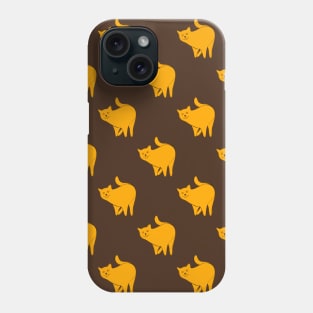 Cute Yellow Cat Pattern Phone Case